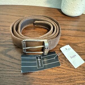 Ermenegildo Zegna Belt  size 44 Dim Gray